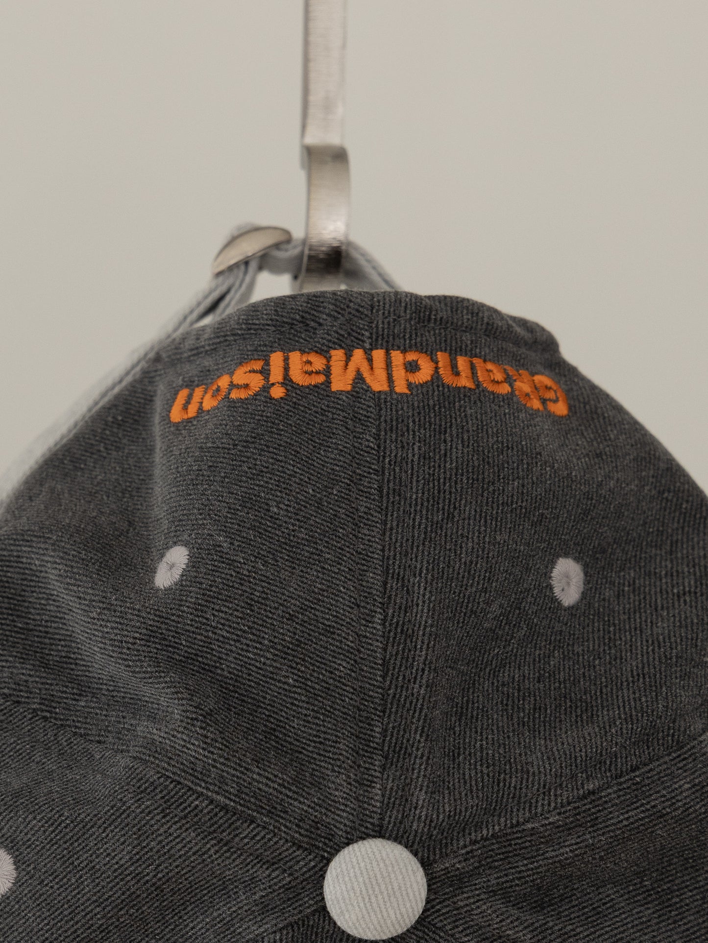 Grand Maison Washed Ball Cap - Charcoal