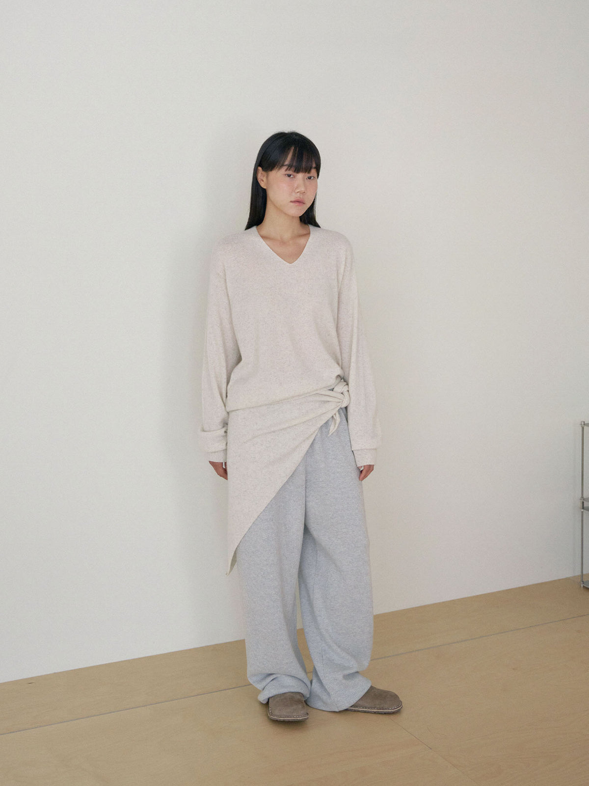 MARAN Triangle Scarf - Oatmeal 商品画像13/21