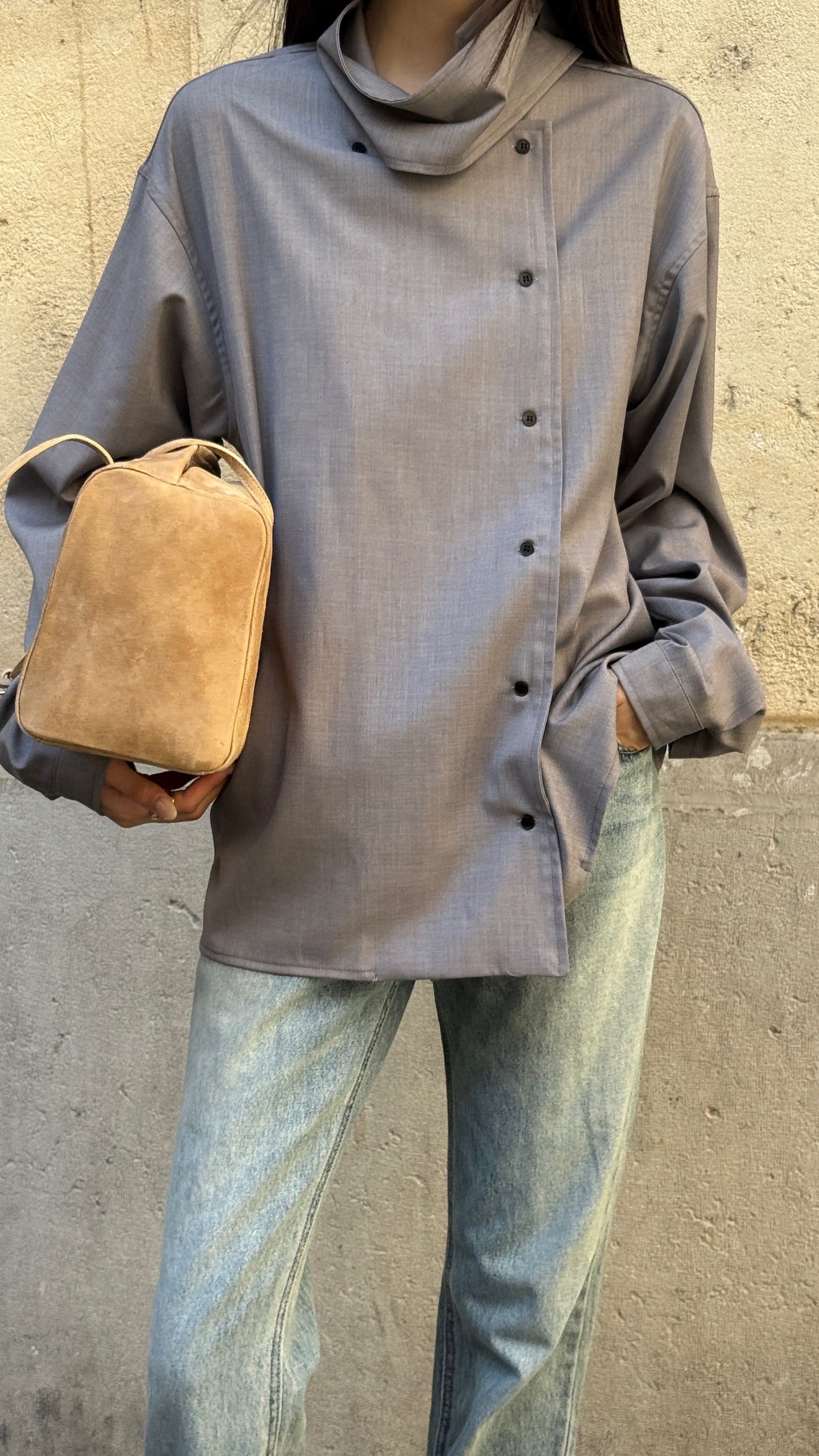 Shoulder Muffler Shirt
