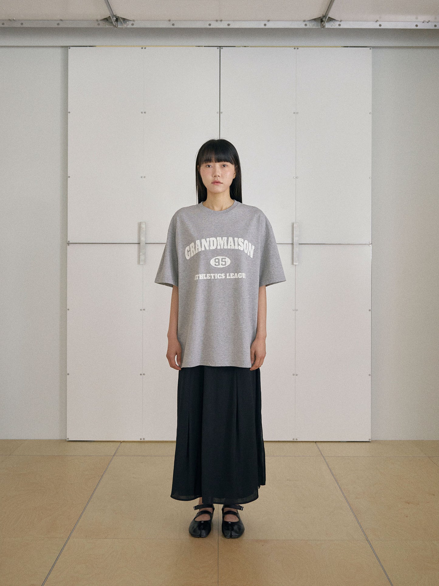 Crack Lettering Short Sleeve - Gray
