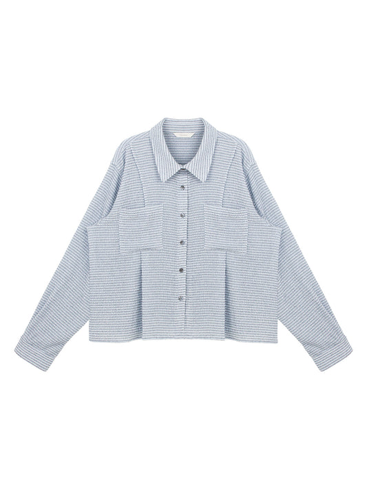 Textured Stripe Shirt