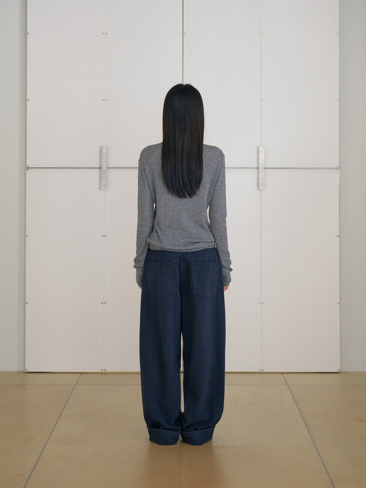 MARAN Henley Neck Pullover - Gray 商品画像16/21