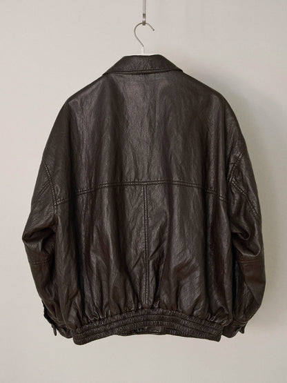 MARAN Soft Leather Blouson - Brown 商品画像21/21