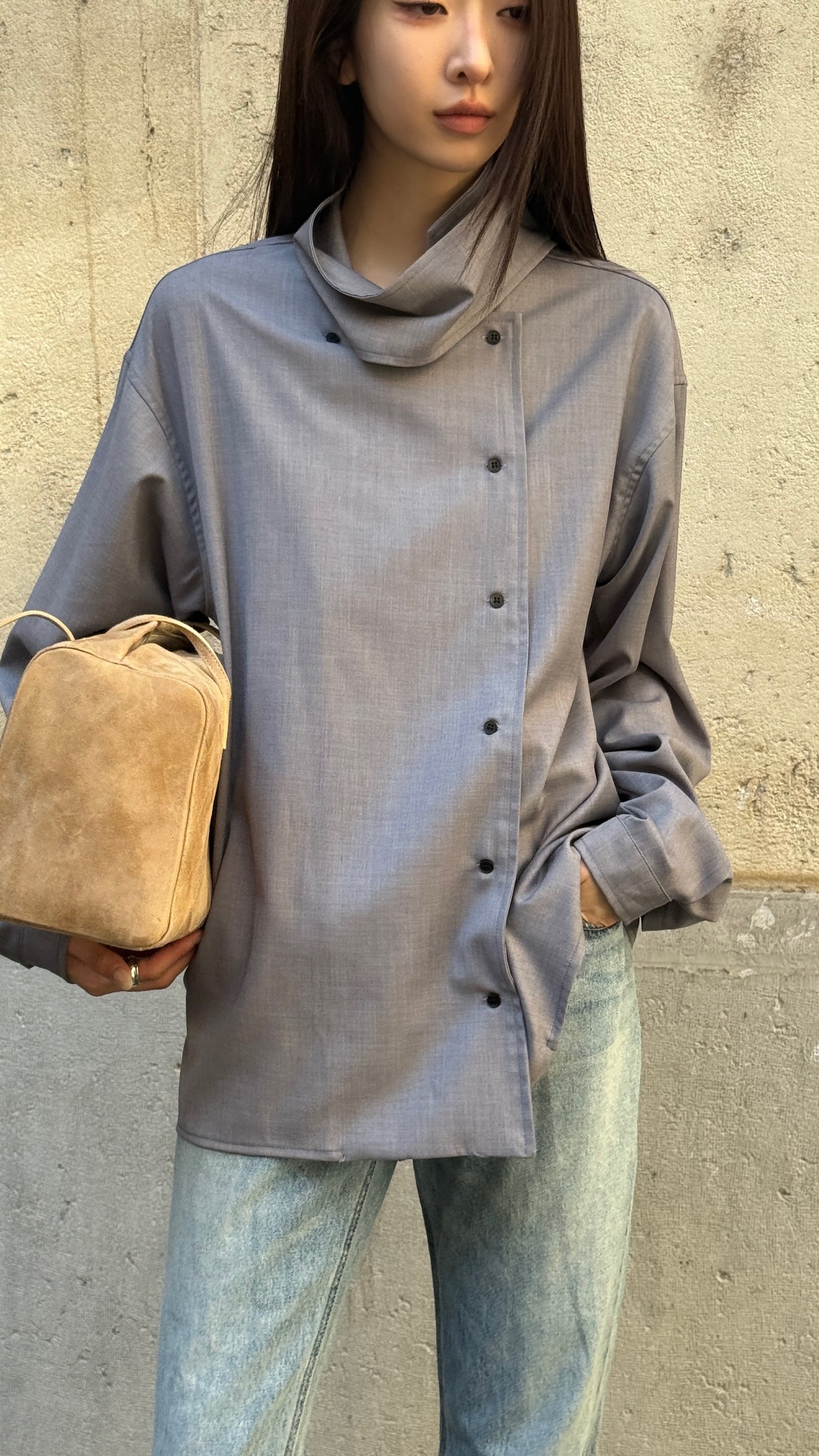 Shoulder Muffler Shirt