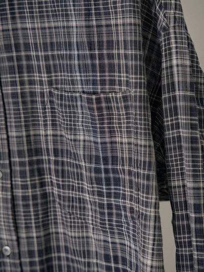 MARAN Check Wire Shirt - Navy 商品画像18/21