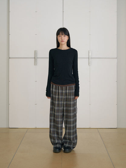 MARAN Finger Hole Long Sleeve - Black 商品画像14/21