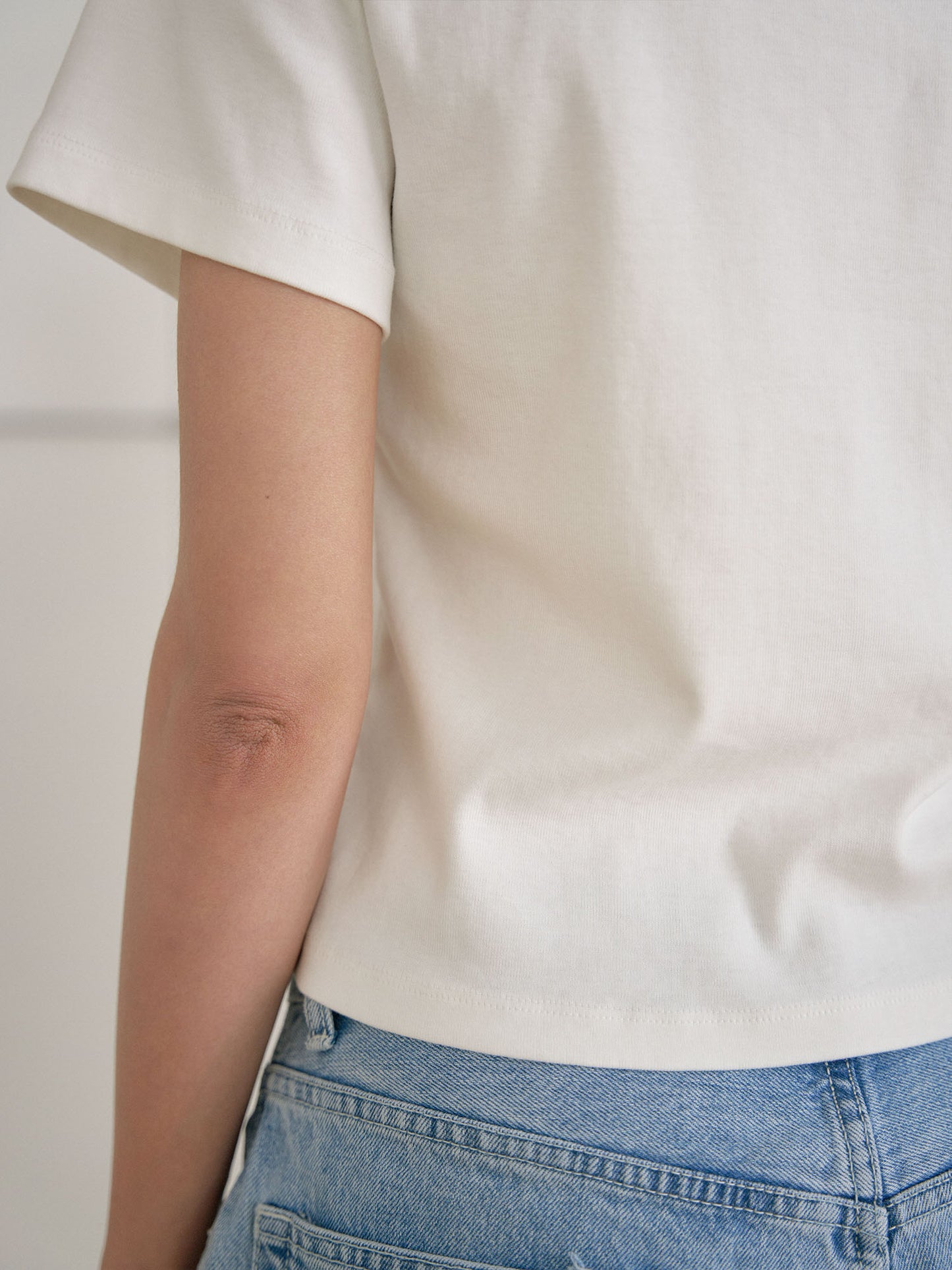 Soft Rib Short Sleeve - Ivory