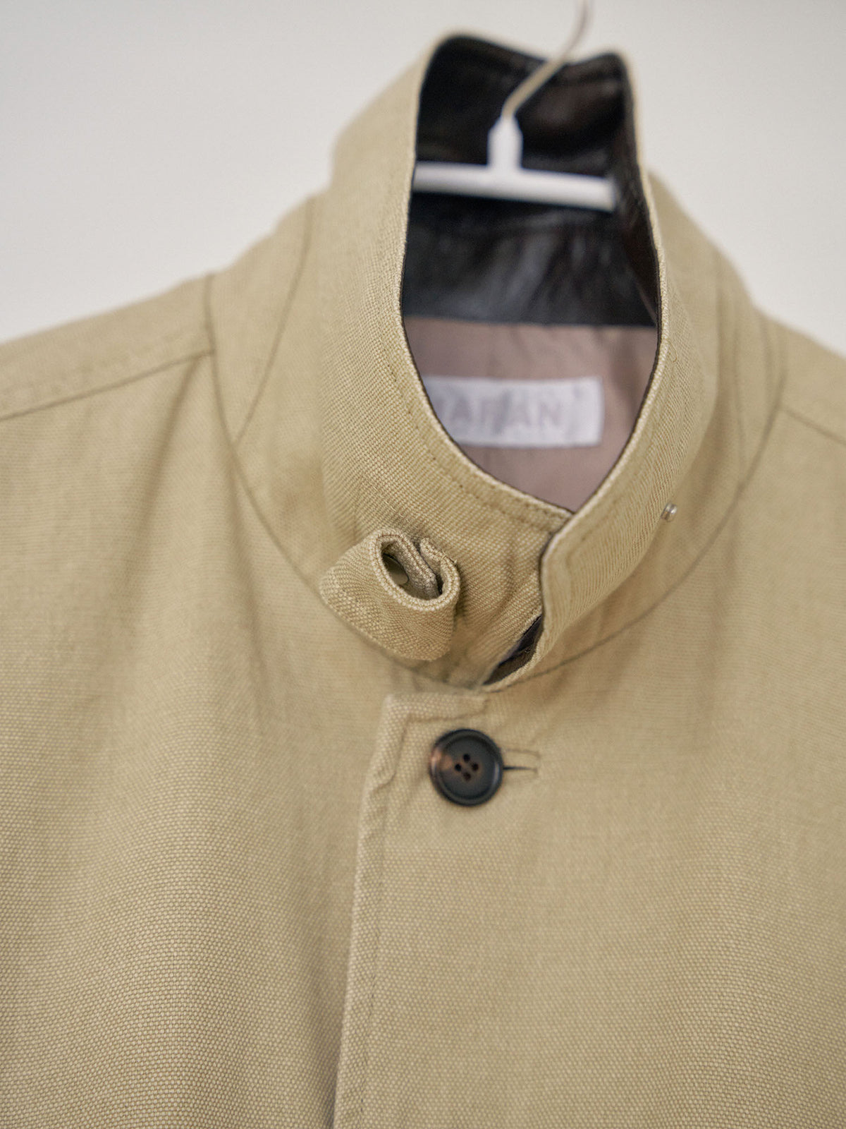 Washed Oxford Blouson - Beige 11