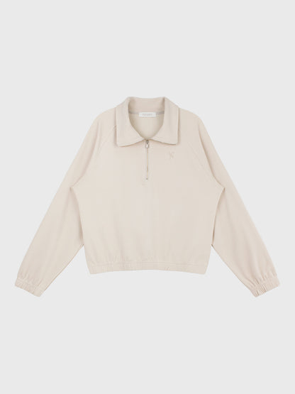 Double-Face Comfort Half Zip-Up