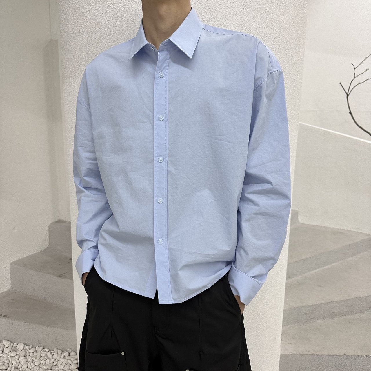 Aren Crop Shirt SKY 1