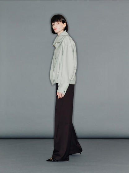 arik twisted straight pants 裾ディテール