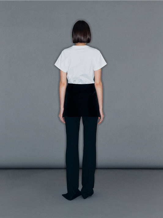 [ARIK.] ASCELLA Logo half sleeve t-shirt White Material notation is different ***
