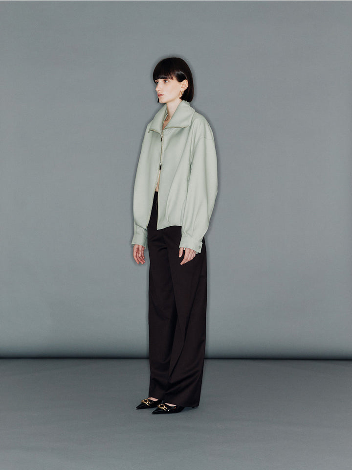 【ARIK. アリク】HAN Curved line jacket Pistachio