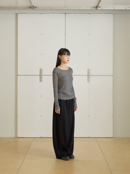 Wave Long Sleeve – Charcoal