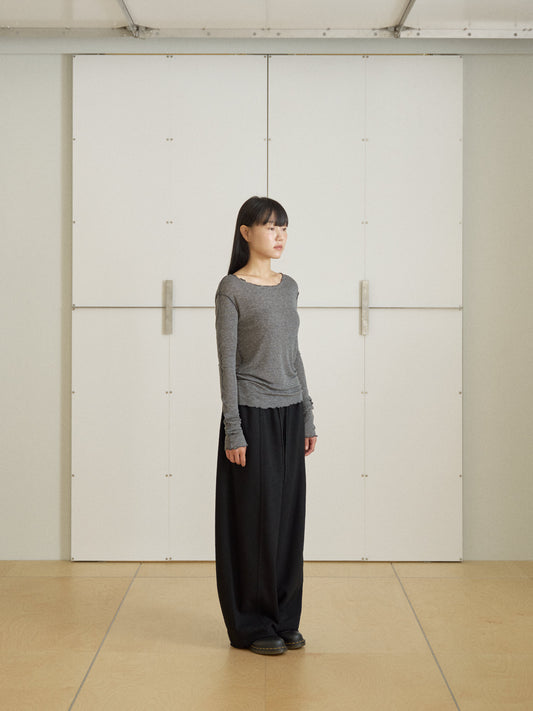 Wave Long Sleeve – Charcoal