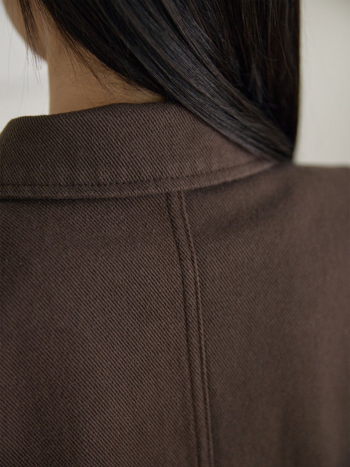 Cotton Twill Coverall Jacket - Brown 10