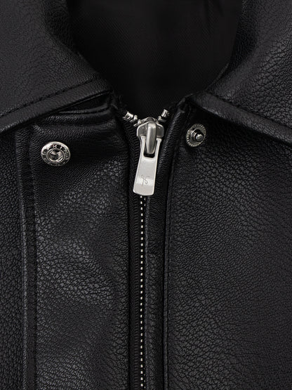 Contemporary Leather Jacket