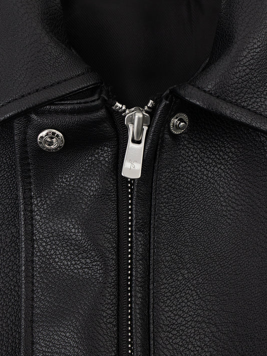 Contemporary Leather Jacket