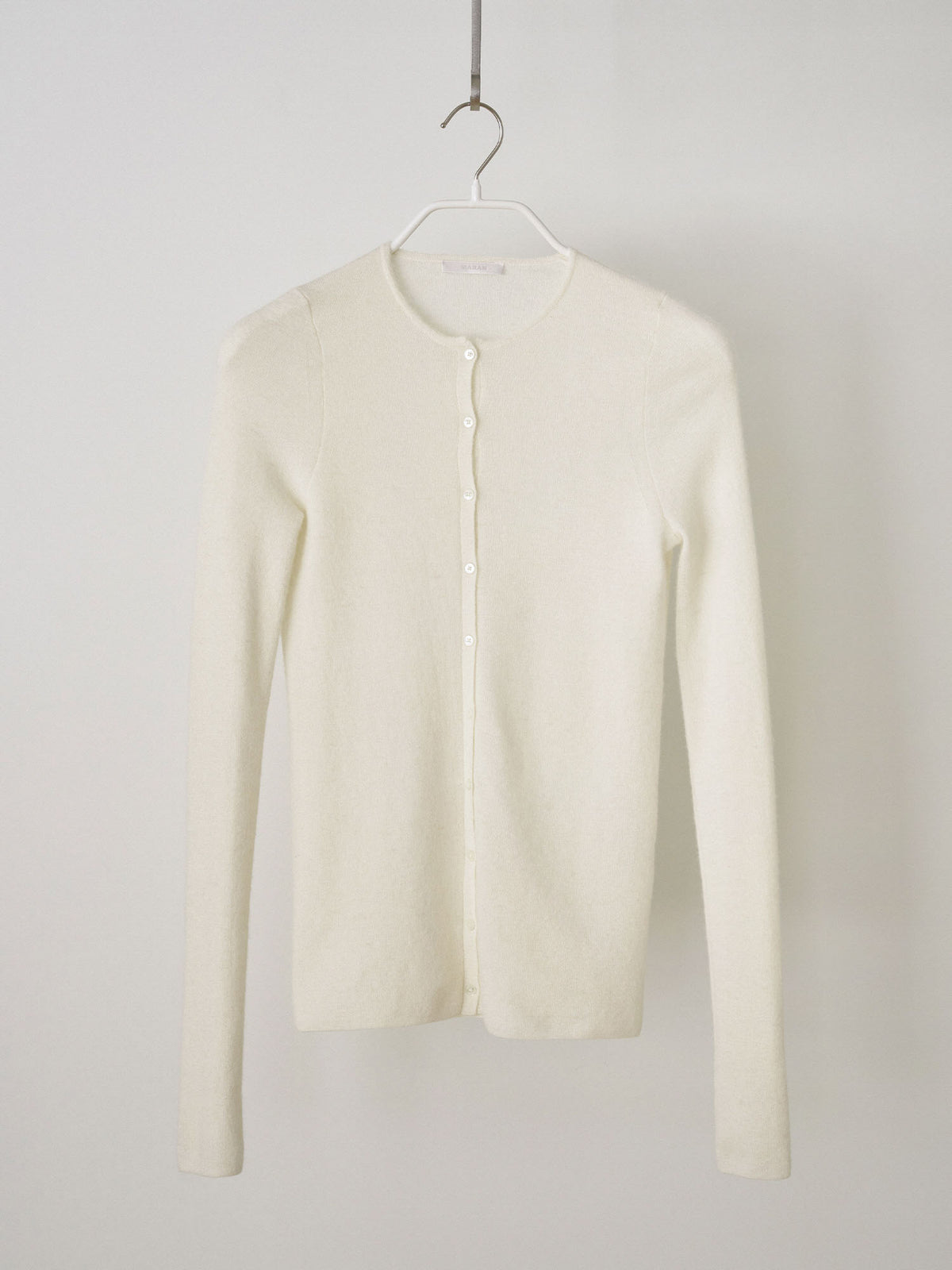 MARAN Alpaca Button Cardigan - Ivory 商品画像18/21