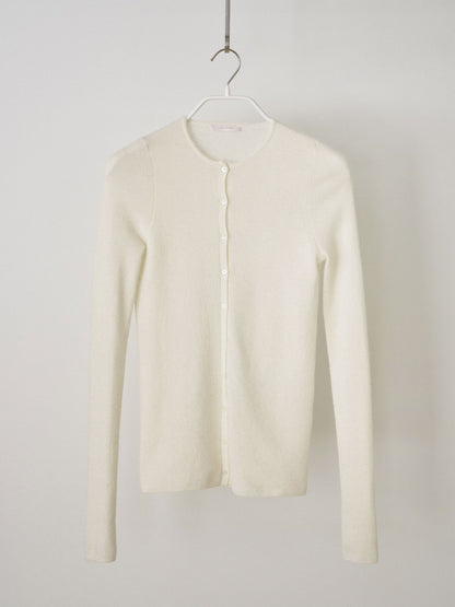MARAN Alpaca Button Cardigan - Ivory 商品画像18/21