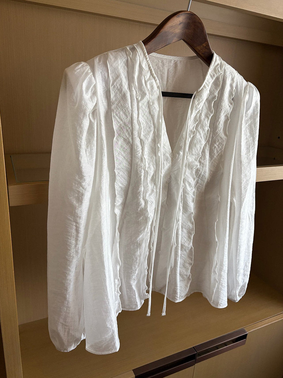 【A MA:DE】Baguette blouse ( 3color )