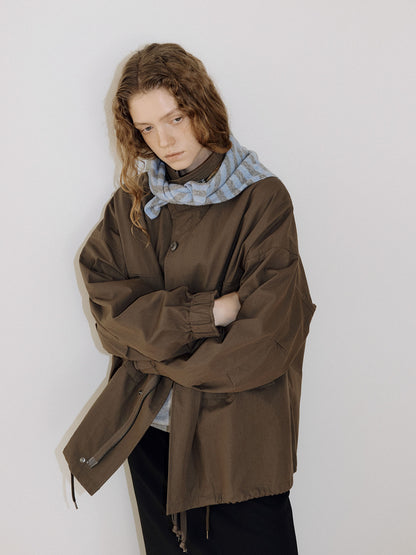 Stripe Square Scarf - Blue 3