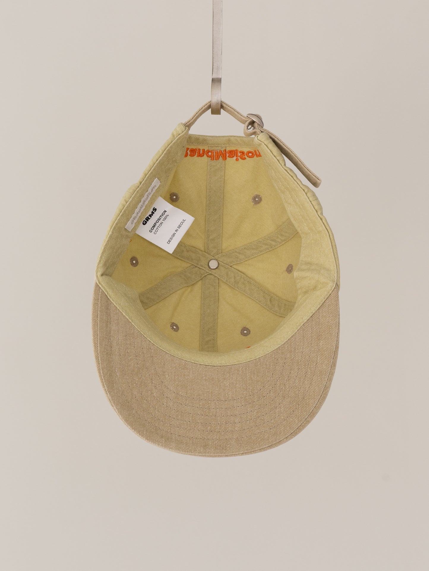 Grand Maison Washed Ball Cap - Yellow