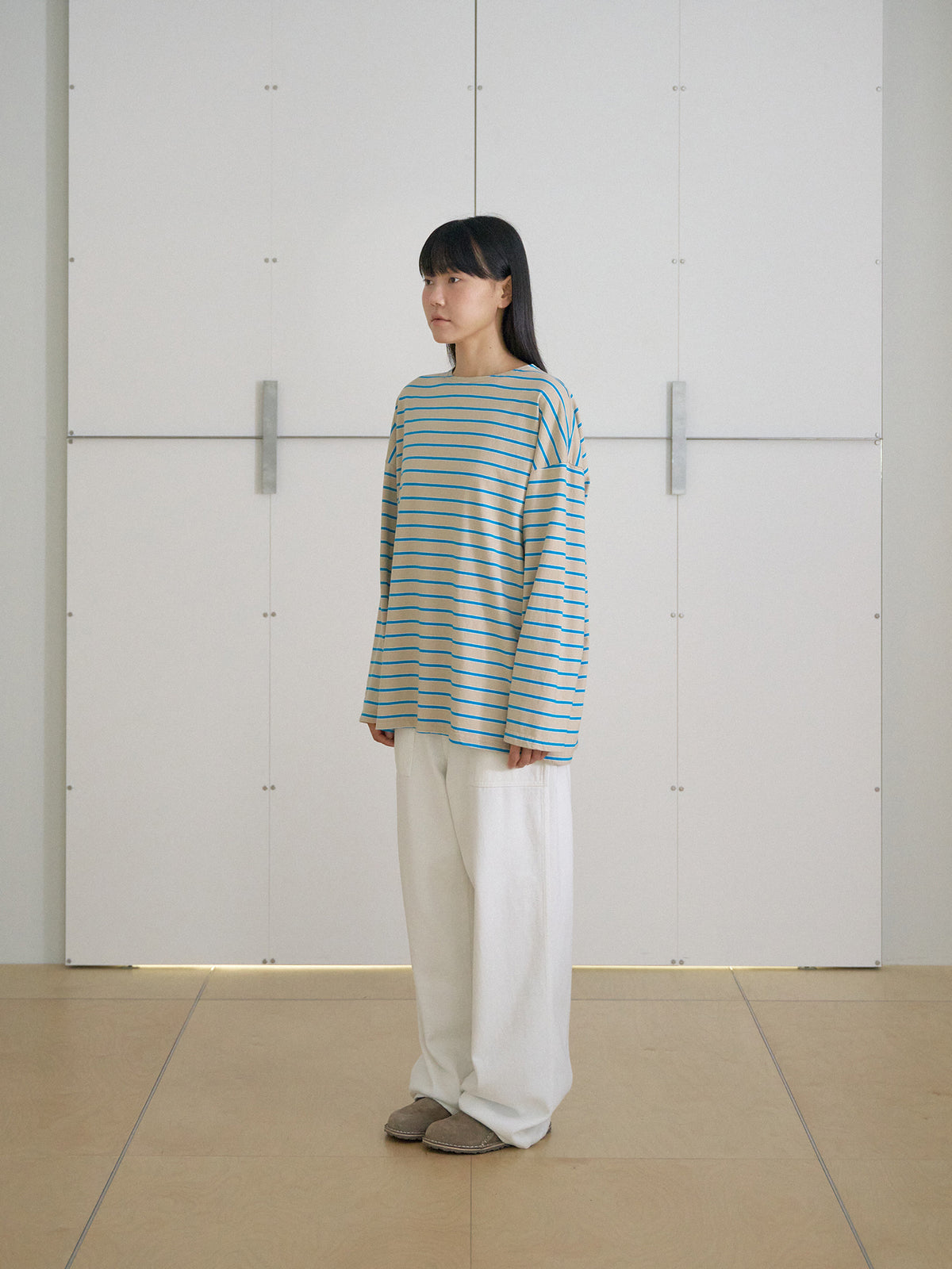 MARAN Bridge Boat Neck Long Sleeve - Beige 商品画像13/19