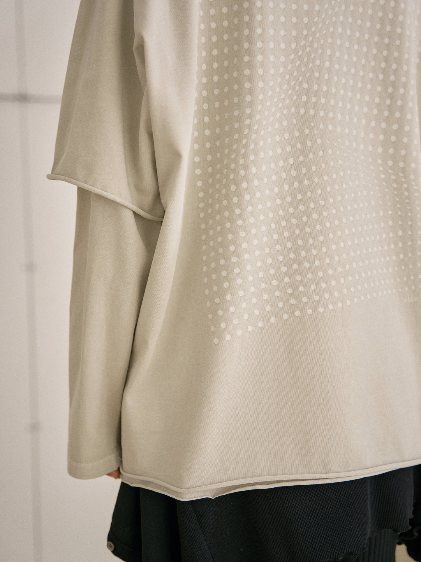 Pigment Layered Long Sleeve - Beige