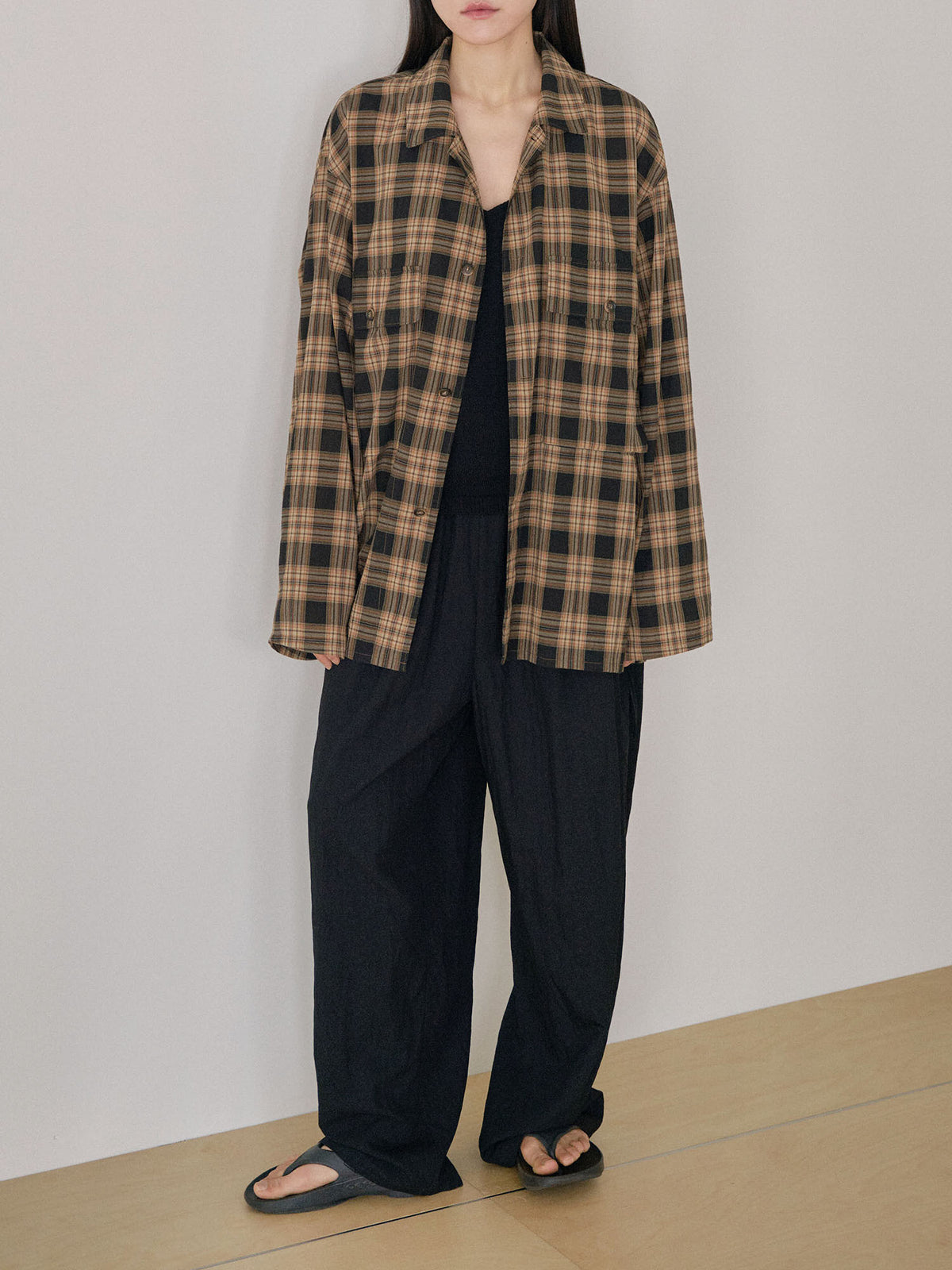 MARAN Check Flap Jacket - Black 商品画像16/21