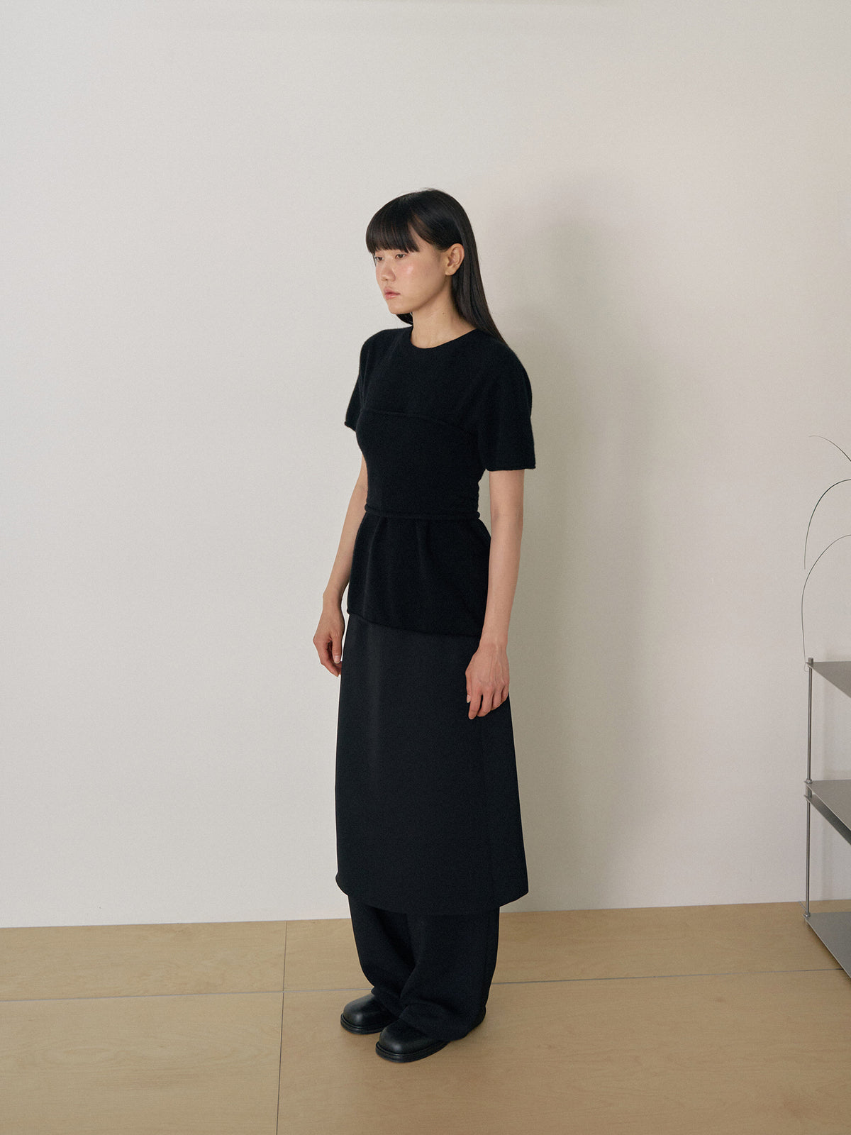 Cashmere Bustier - Black 6