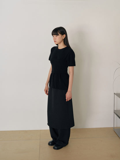 Cashmere Bustier - Black 6