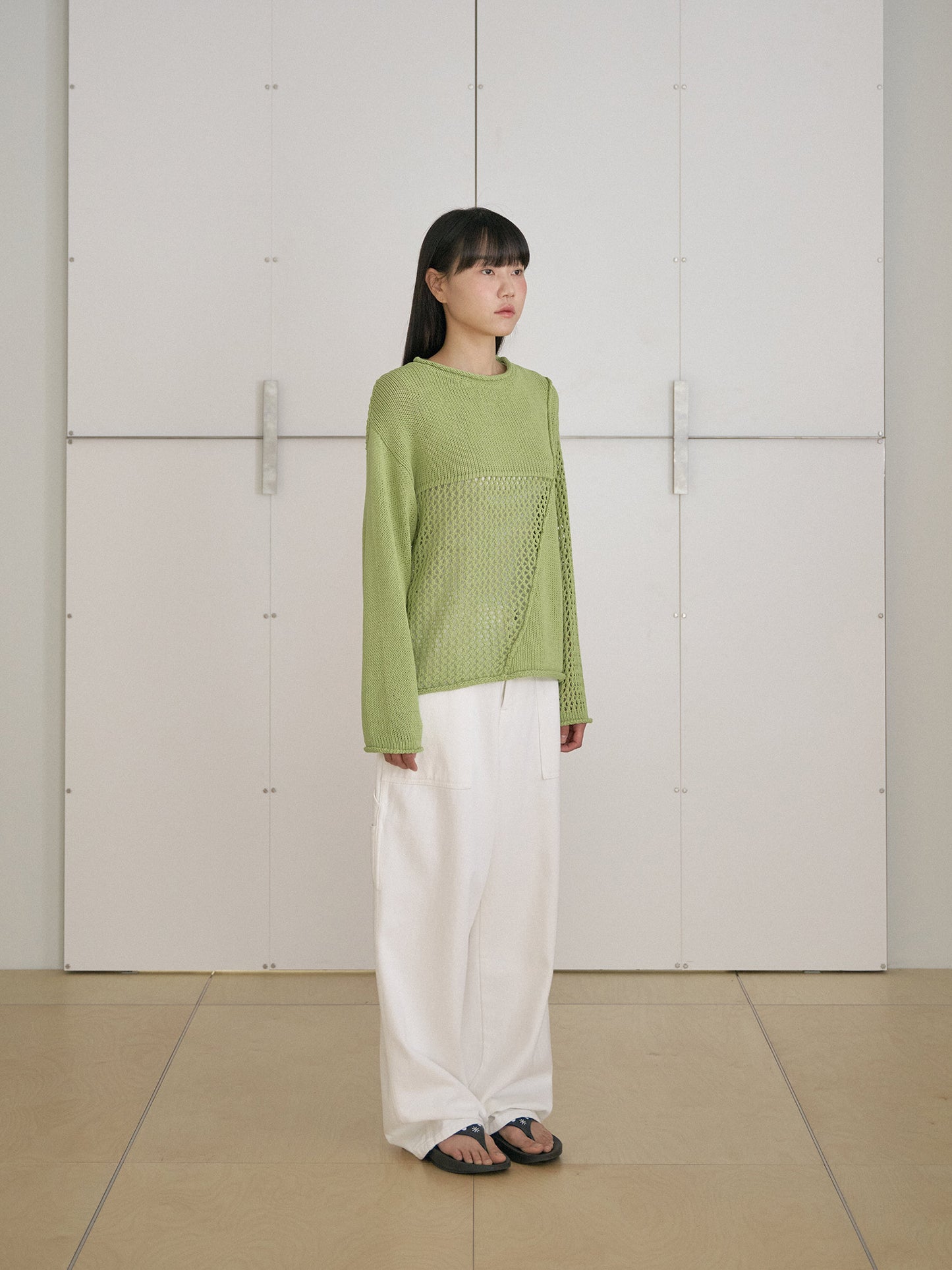 Summer Block Pullover - Green