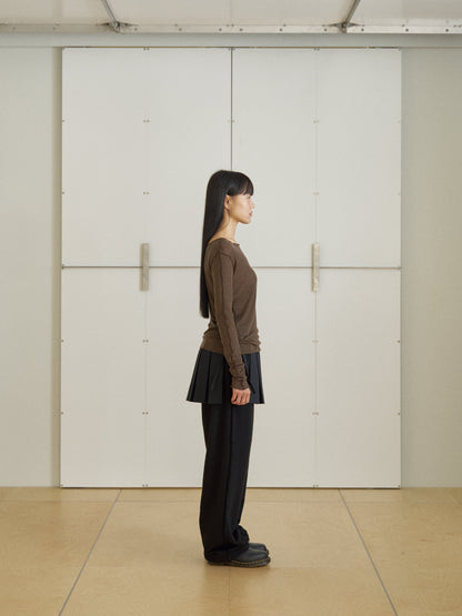 Wave Long Sleeve – Brown