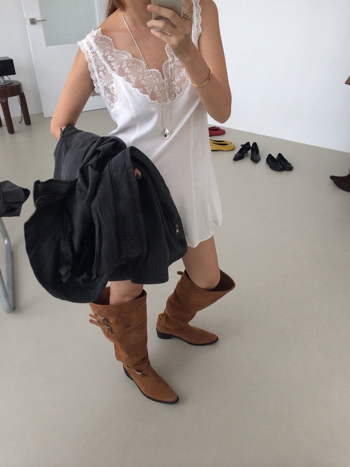 【A MA:DE】Vintage One - piece dress ( 2color )