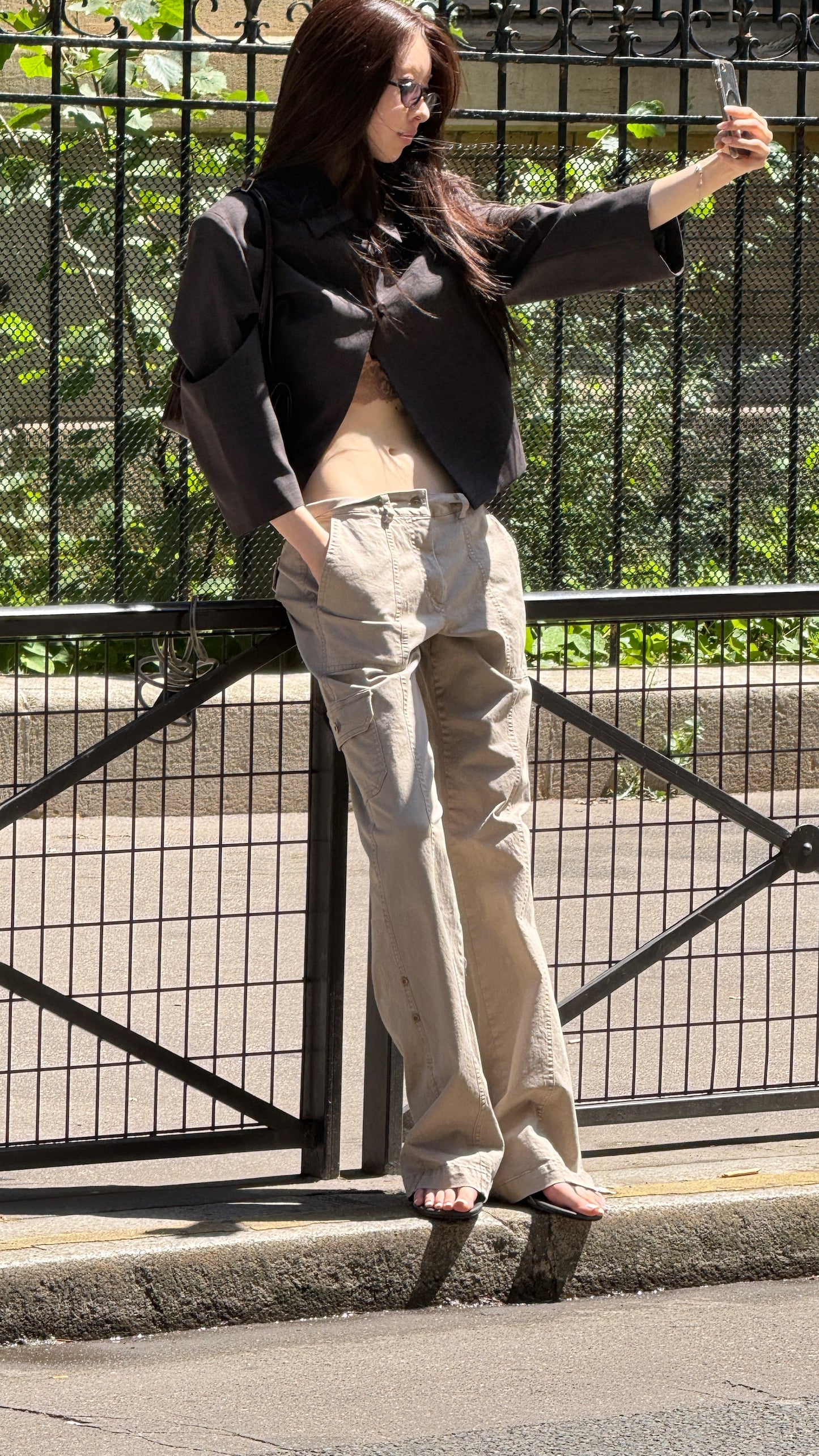Cargo Roll-up Pants