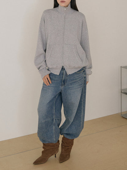 MARAN Curved Denim Pants - Indigo 商品画像14/21