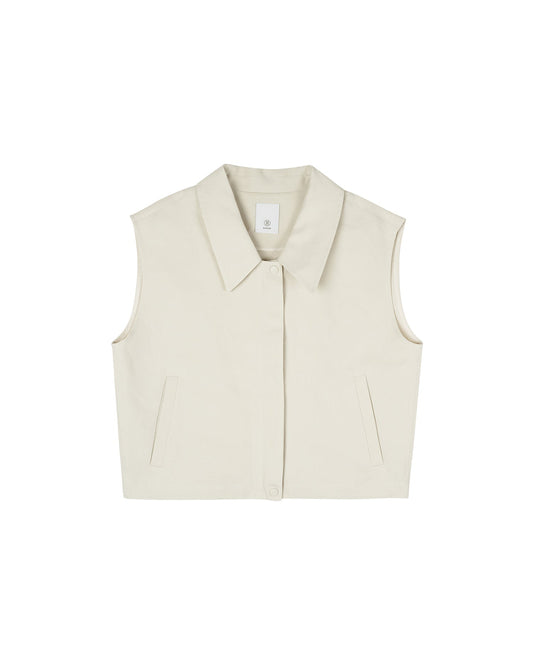 【BLOSSOM H COMPANY 2024SS】 LIF SLEEVELESS ZIP-UP