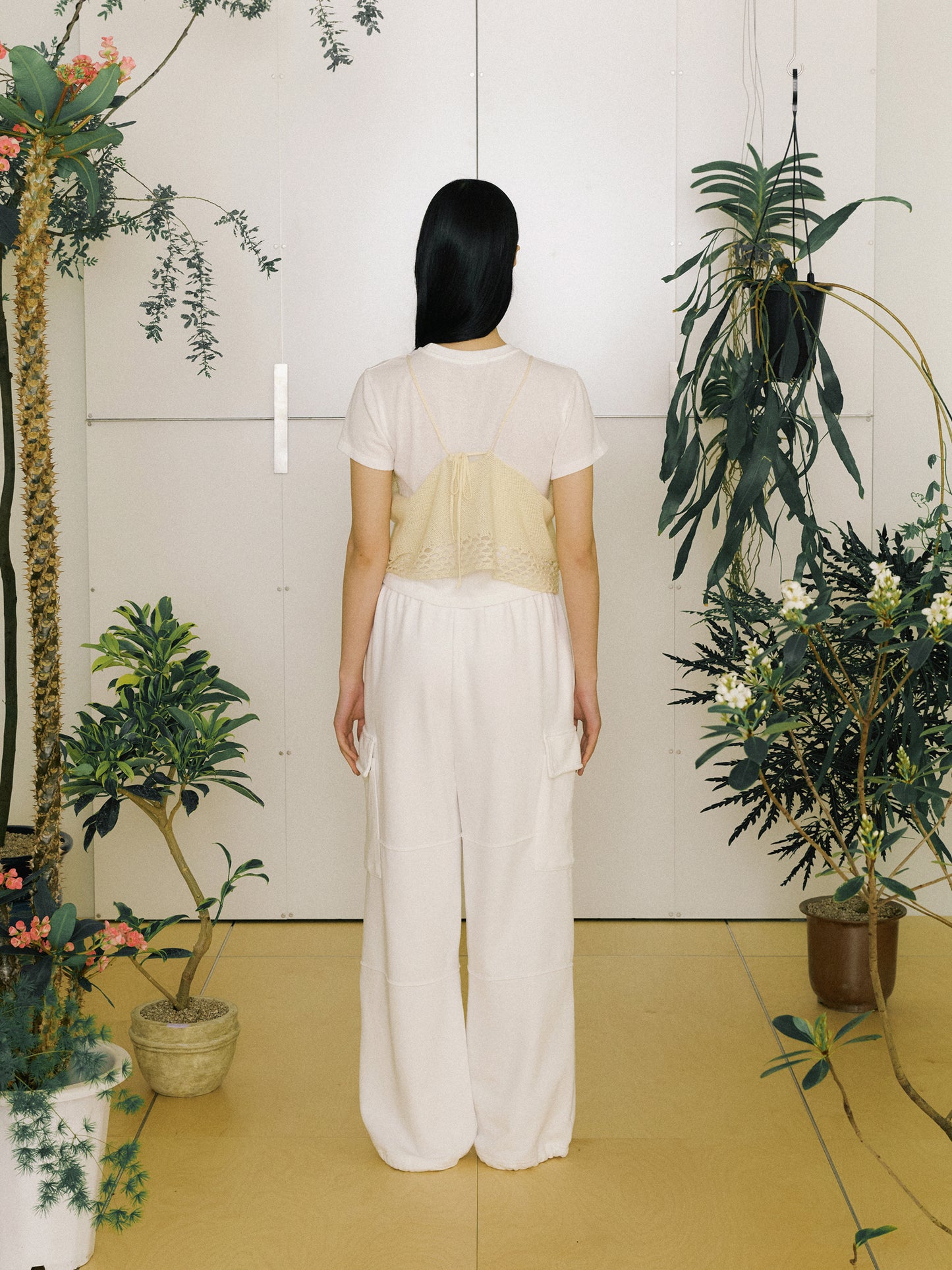 Block Sleeveless-CREAM