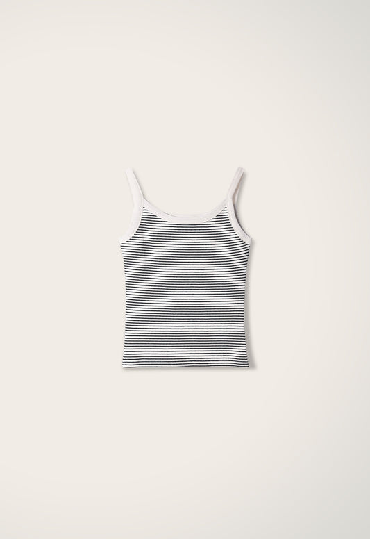 Life Stripe Sleeveless BLACK