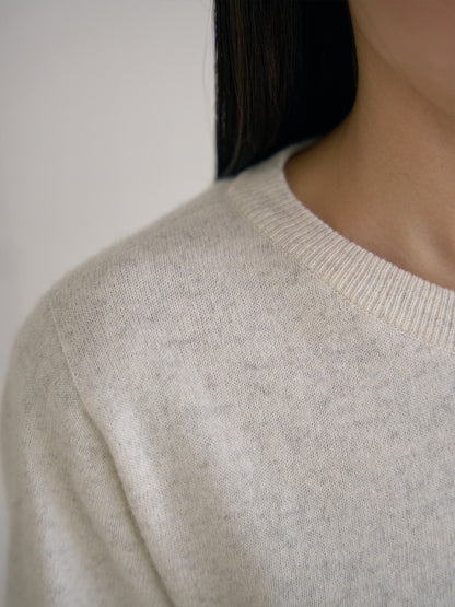 MARAN Cutoff Short Sleeve Pullover - Oatmeal 商品画像15/21