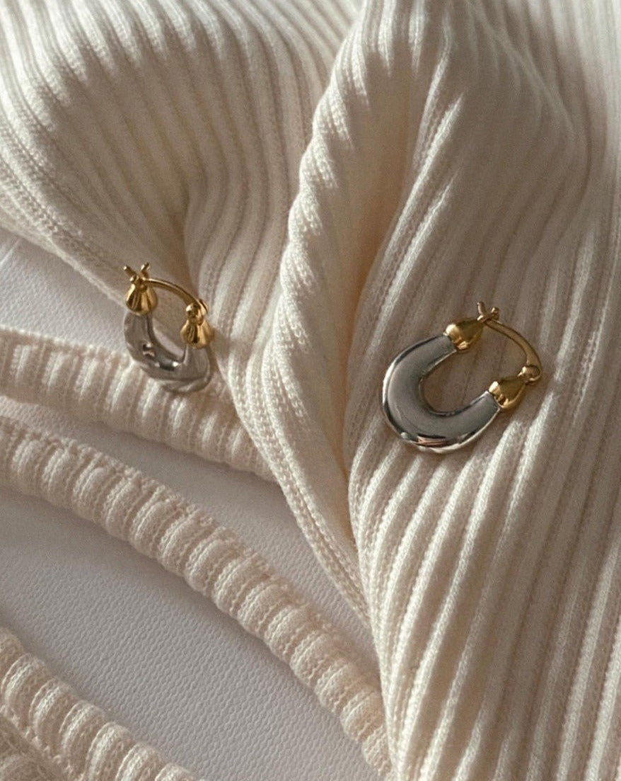 【BORNETE SEASON 23-007】23SS Etoile silver earring