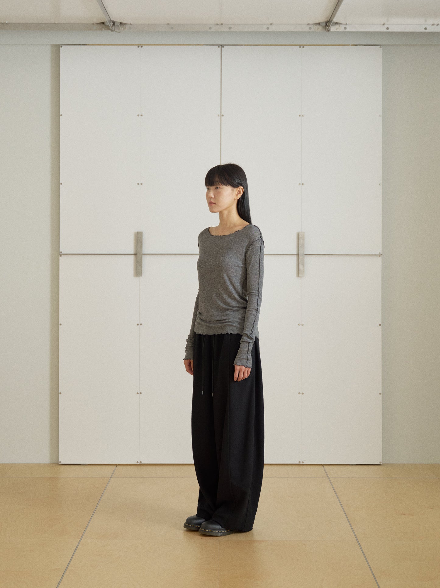 Wave Long Sleeve – Charcoal