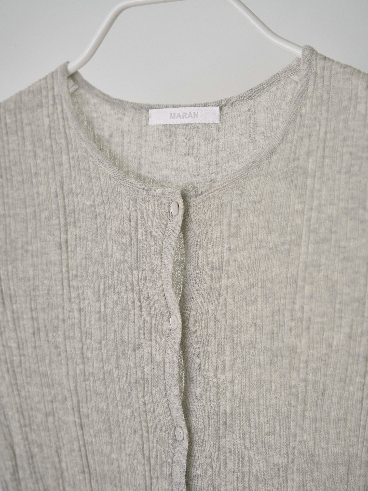 Multi Rib Cardigan - Gray