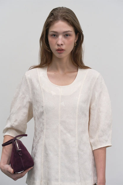 [HER&SHE 2025AW] Charlotte Flared Blouse