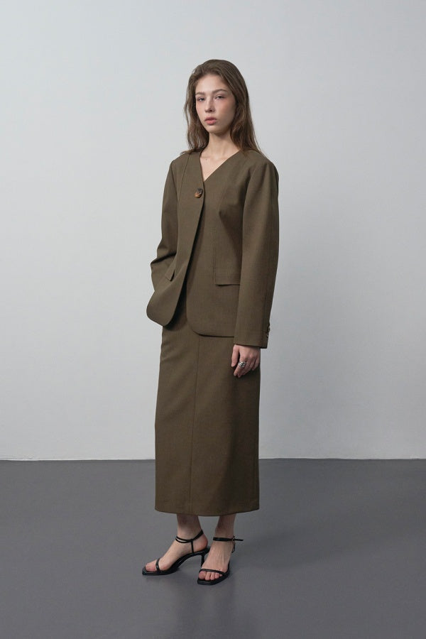 【HER&SHE 2025AW】A Modern Column Skirt