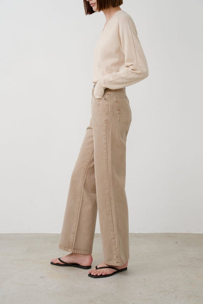 【HER&SHE 2025AW】Pink label denim #65WashingDyingDenimPants ver.