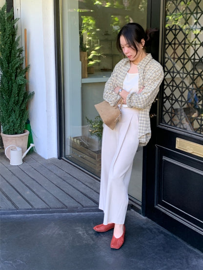 【HER&SHE 2025AW】A Carin Checkered Shirt
