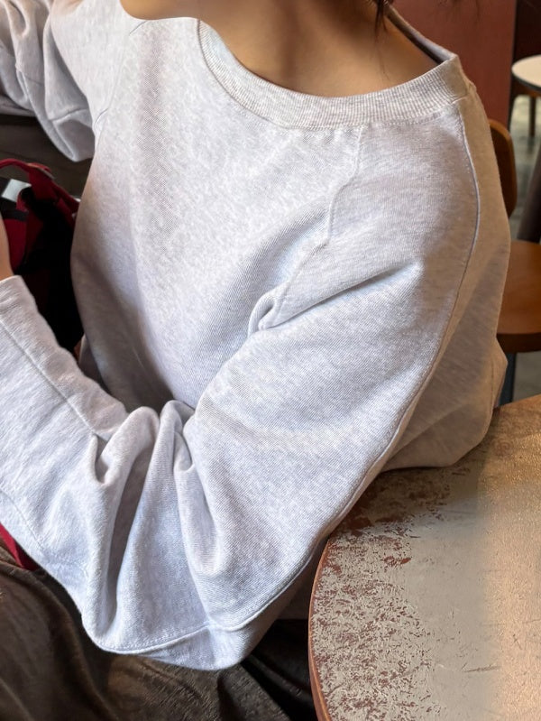 【HER&SHE 2025AW】Raglan A Symbol Sweatshirt