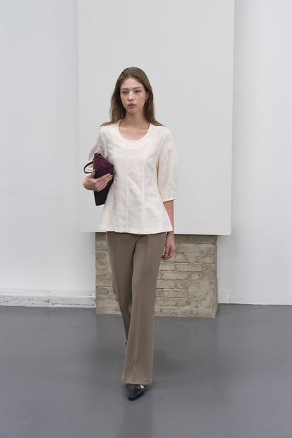 [HER&SHE 2025AW] Charlotte Flared Blouse
